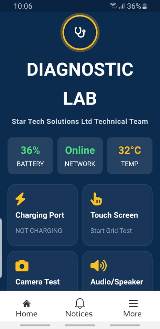 Phone Doctor Diagnostic